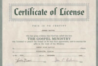 Editable 8 Best Photos Of Printable Certificate Of License for Certificate Of License Template