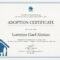 Editable Adoption Certificate New Christening Certificate For Adoption Certificate Template