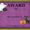 Editable Halloween Costume Awards Hashtag Bg Costume Contest Within Halloween Certificate Template