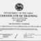 Editable Ideas Of Army Drivers Training Certificate Template In Army Certificate Of Completion Template