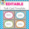Editable Task Card Templates – Bkb Resources With Regard To Task Card Template