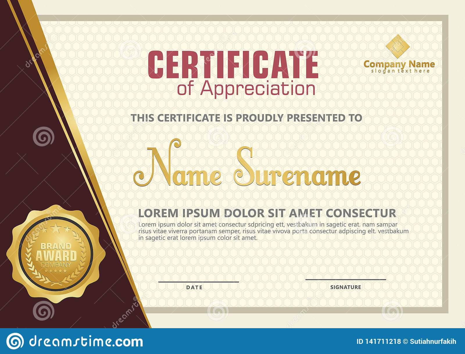 Elegant Certificate Template With Luxury And Modern Pattern Within Workshop Certificate Template