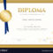 Elegant Diploma Certificate Template Completion Throughout Christian Certificate Template