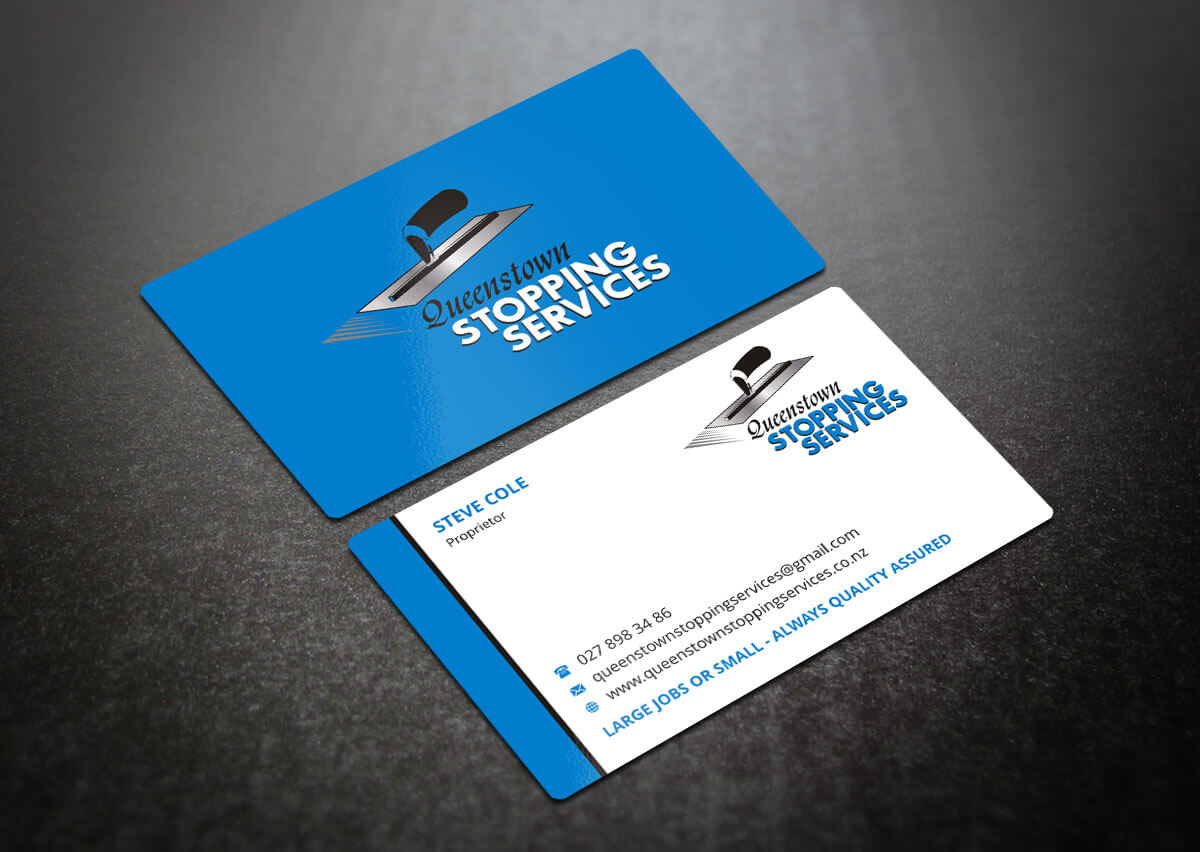 Elegant, Playful, Business Business Card Design For A Within Plastering Business Cards Templates