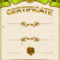 Elegant Template Of Certificate, Diploma Stock Photo Regarding Softball Award Certificate Template