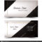 Elegant Vector Business Card Name Card Horizontal Simple Pertaining To Place Card Size Template