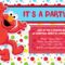 Elmo Customized – Free Printable Birthday Invitation Throughout Elmo Birthday Card Template