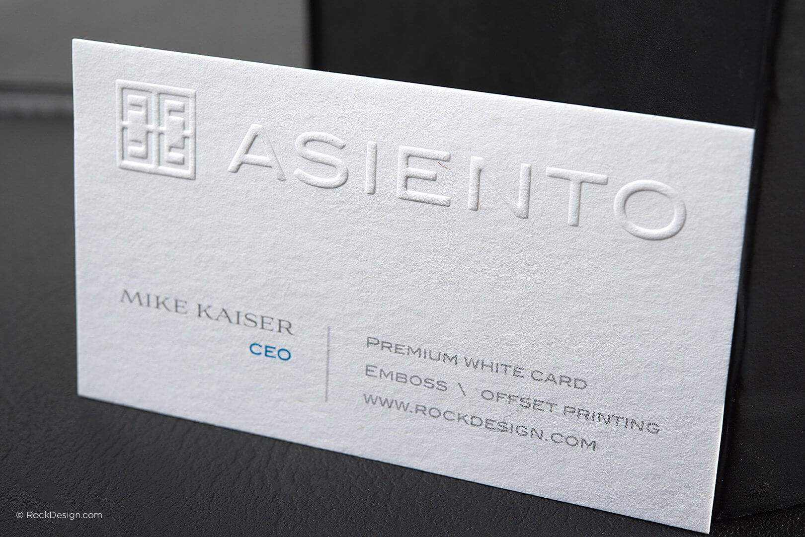 Embossed Design Free With Online Print Purchase | Rockdesign Within Free Template Business Cards To Print