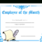 Employee Of The Month Certificate | Templates At inside Free Printable Student Of The Month Certificate Templates