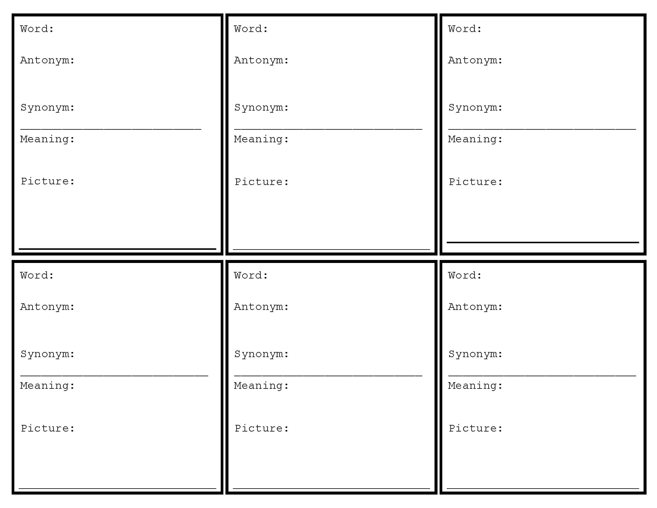 Englishlinx | Vocabulary Worksheets With Regard To Vocabulary Words Worksheet Template