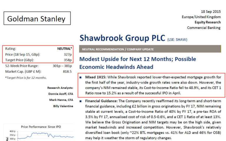 Equity Research Report Template