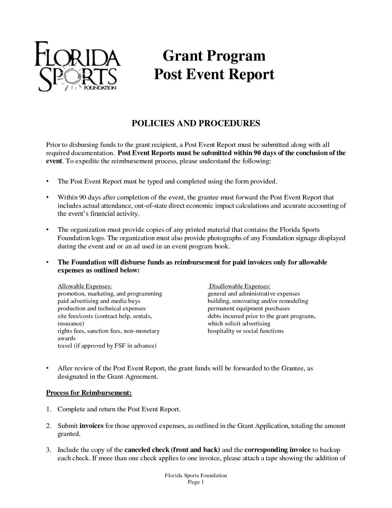 Event Report Template Project Progress Management Expense For After Event Report Template