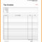 Excel Spreadsheet Invoice Template Free Simple Word Blank Within Free Invoice Template Word Mac