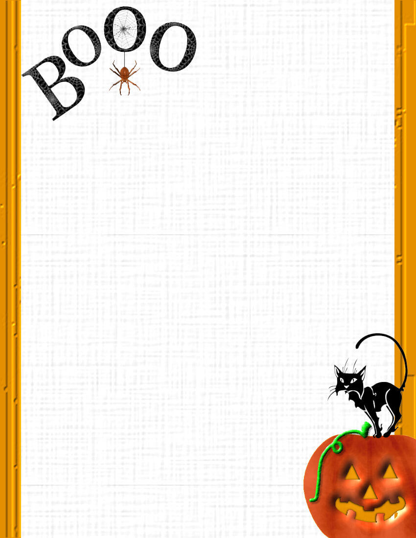 Exceptional Halloween Templates For Word Template Ideas Free With Free Halloween Templates For Word