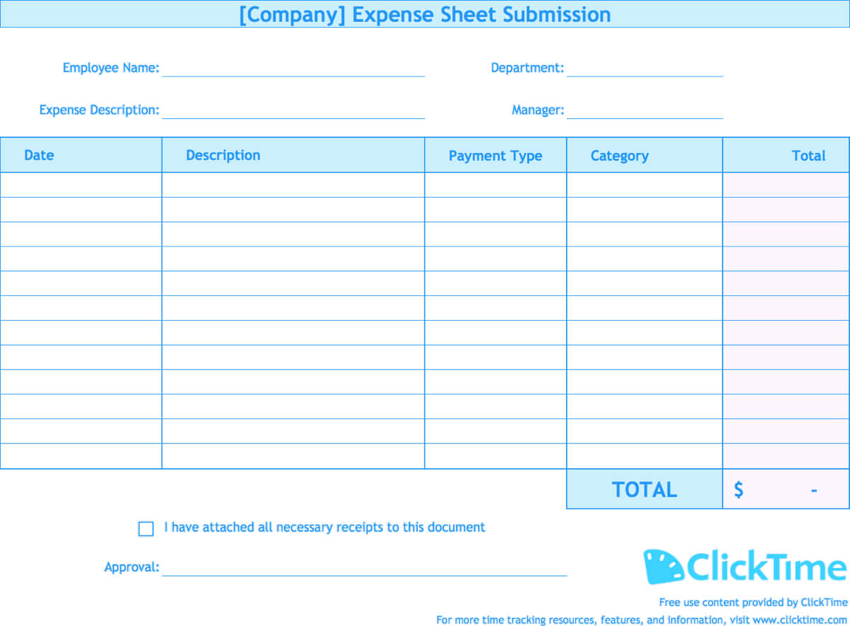 Expense Report Template | Track Expenses Easily In Excel Inside Expense Report Template Xls