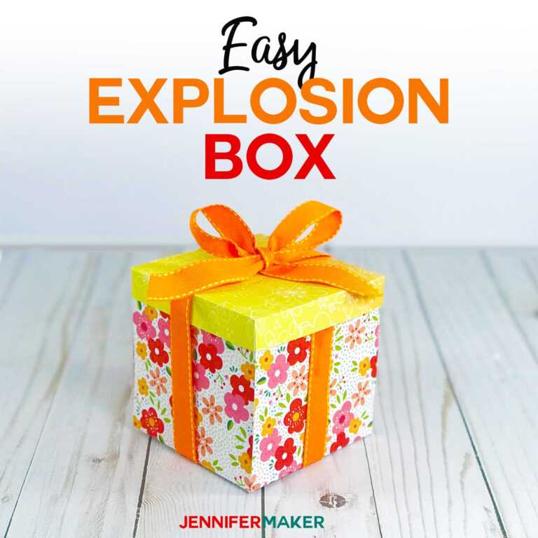 Download Explosion Box Card Tutorial: Endless Box - Free Svg File for Free Svg Card Templates ...