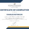 🥰free Certificate Of Completion Template Sample With Example🥰 Within Construction Certificate Of Completion Template