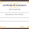 🥰free Certificate Template Of Graduation Download🥰 With College Graduation Certificate Template