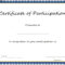 🥰free Printable Certificate Of Participation Templates (Cop)🥰 Within Templates For Certificates Of Participation