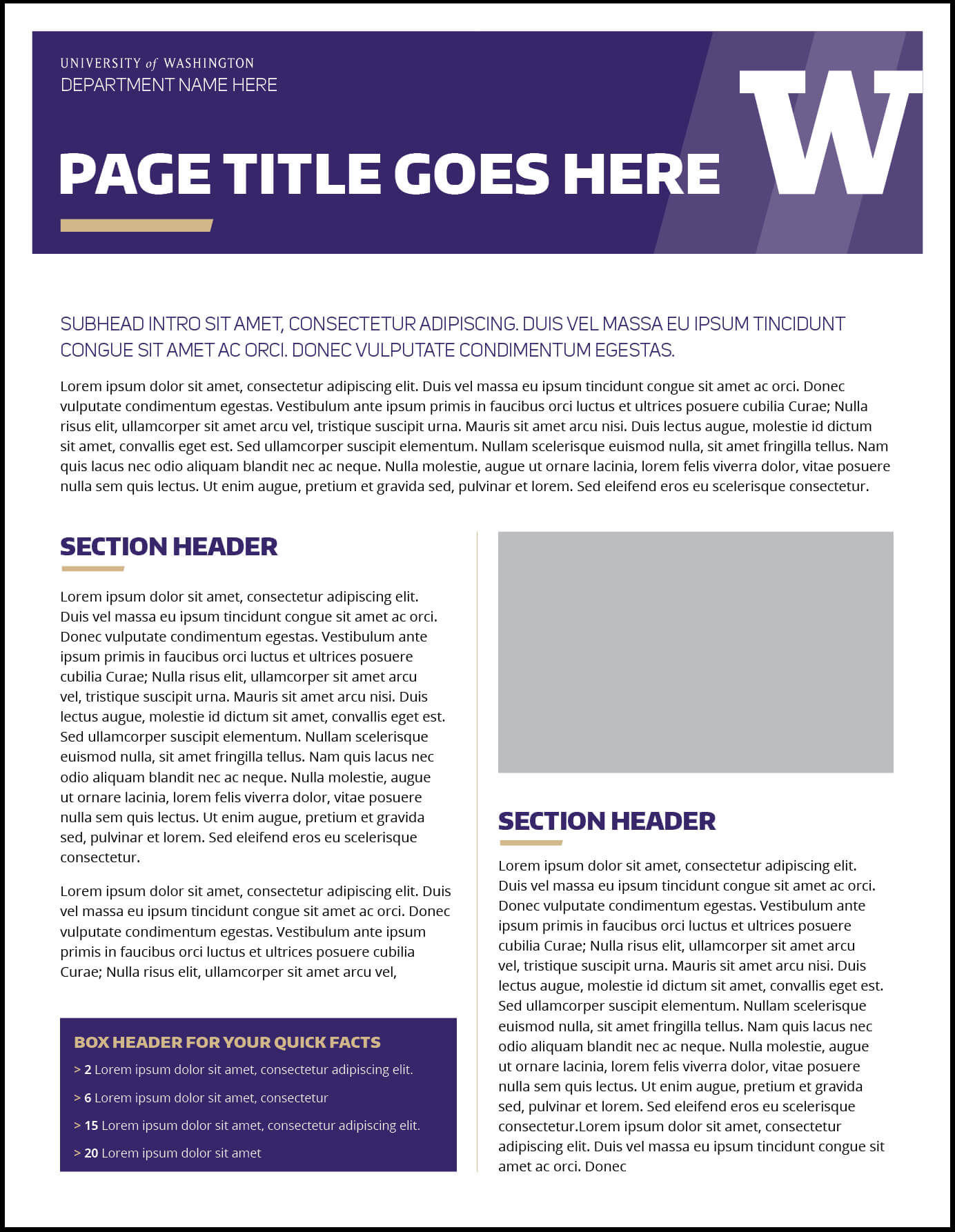 Fact Sheet | Uw Brand Pertaining To Fact Sheet Template Microsoft Word