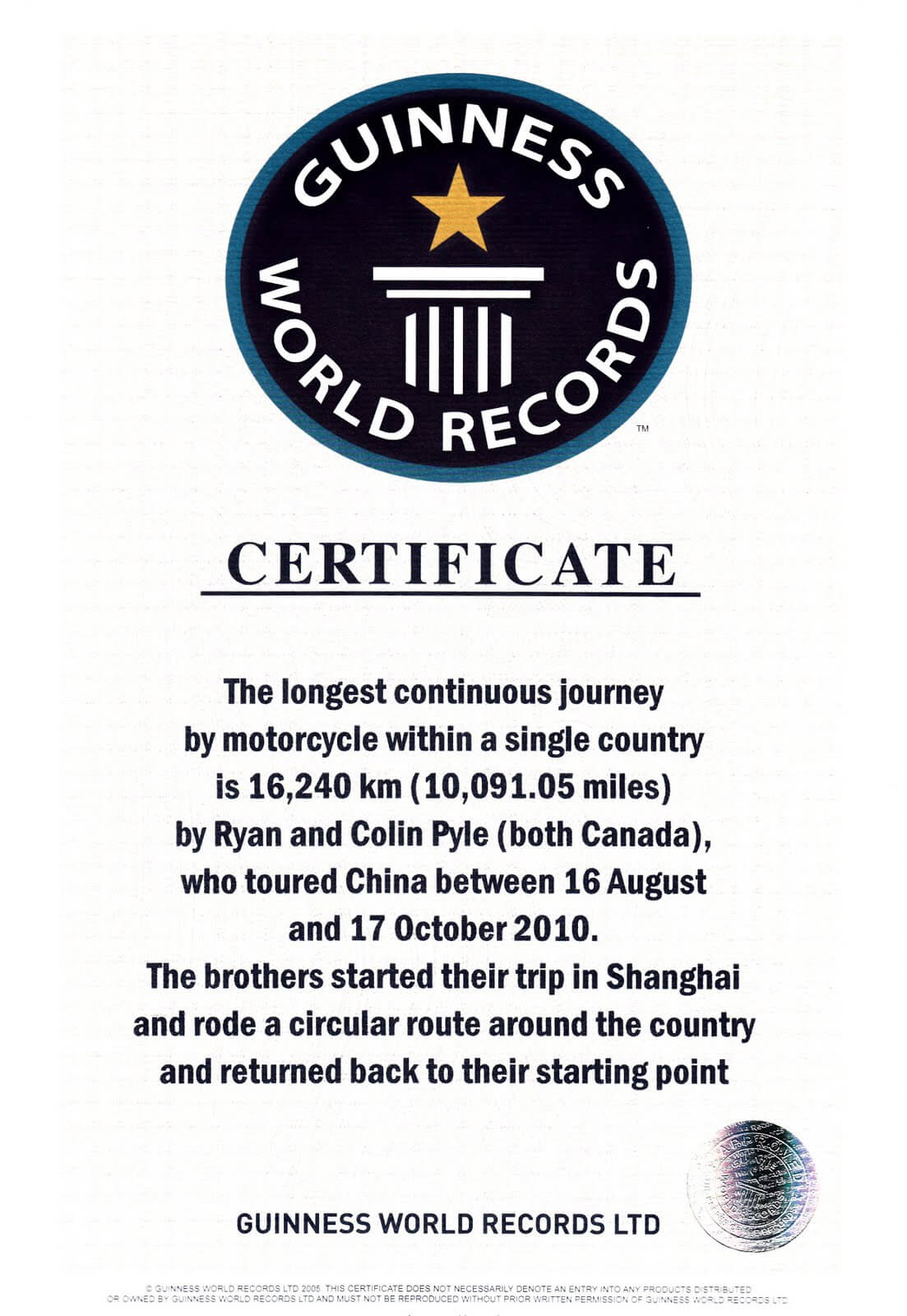 Fake Guinness World Record Certificate – Topa Within Guinness World Record Certificate Template