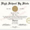 Fake High School State Design Diplomas – Select A State Regarding Fake Diploma Certificate Template
