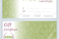 Fantastic Spa Gift Certificate Template Ideas Day Free throughout Spa Day Gift Certificate Template