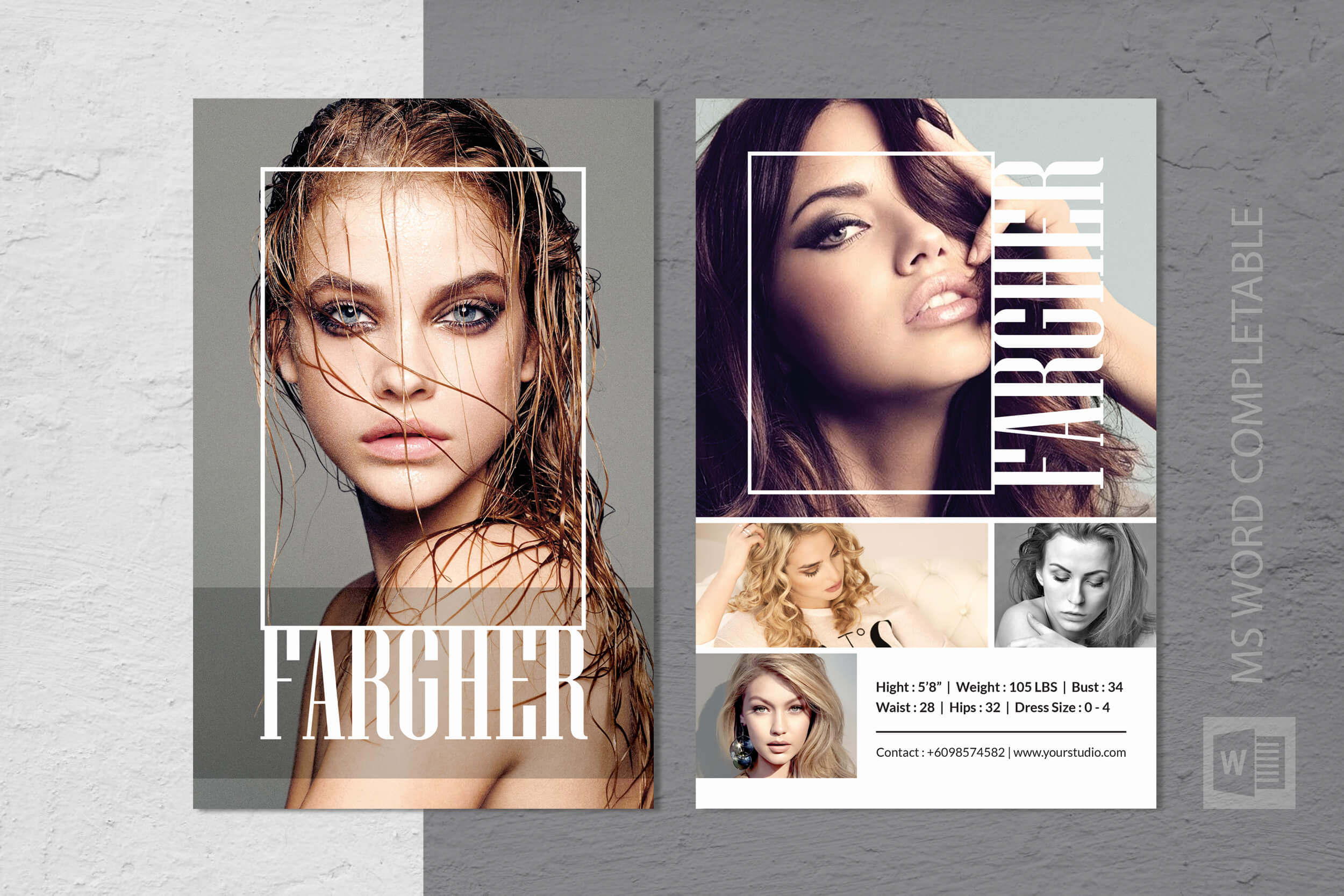 Fashion Modeling Comp Card Template Throughout Free Zed Card Template