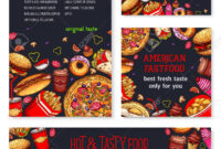 Fast Food Meal For Restaurant Banner Template inside Food Banner Template
