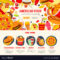 Fast Food Restaurant Menu Banner Template Intended For Food Banner Template
