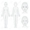 Female Body Chart – Bobi.karikaturize Intended For Blank Body Map Template