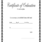 Fillable Online Printable Certificate Of Ordination Throughout Ordination Certificate Templates