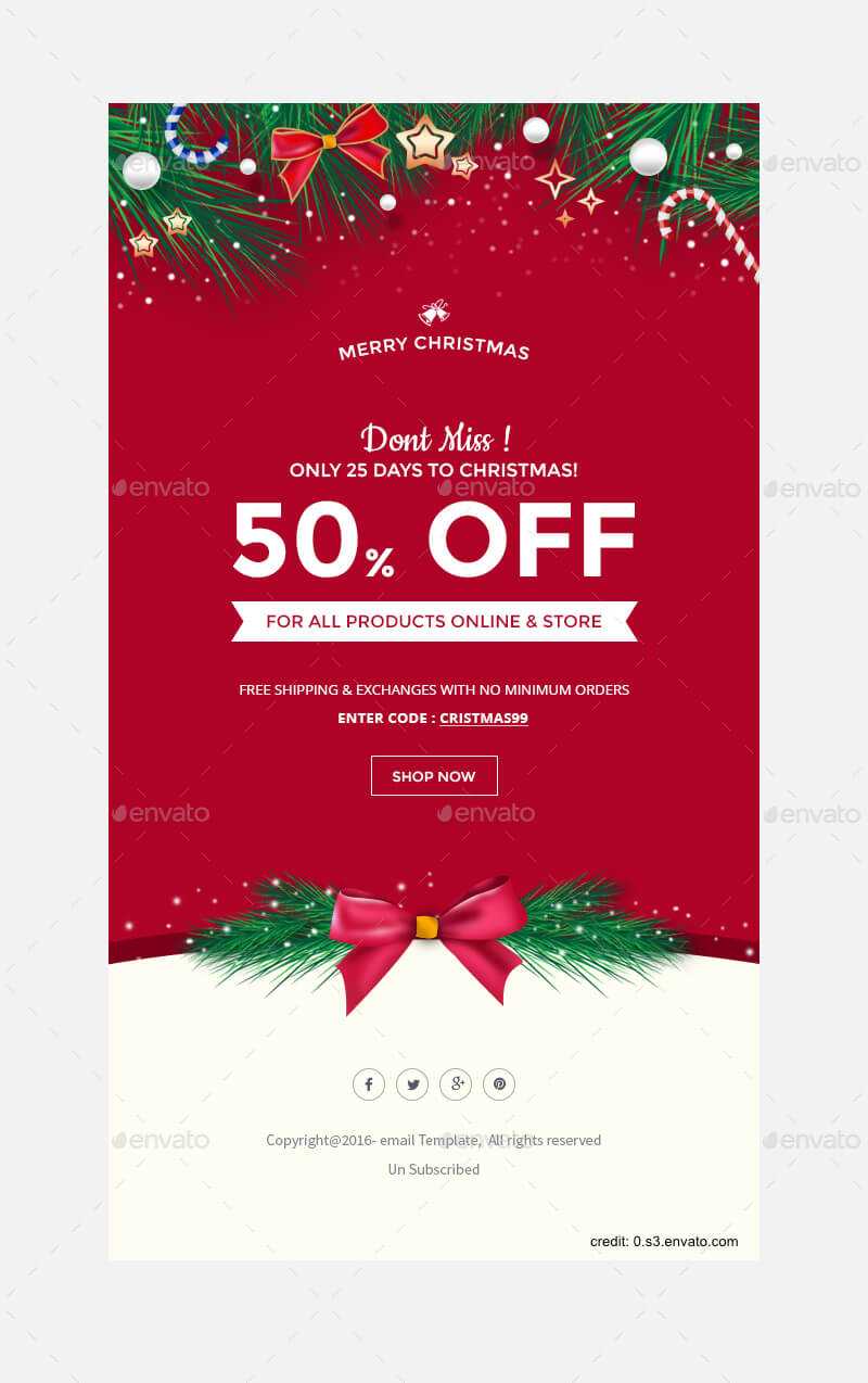 Finding The Right Holiday Greetings Email Template – Mailbird With Regard To Holiday Card Email Template