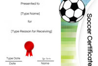 Five Top Risks Of Attending Soccer Award Certificate in Soccer Award Certificate Template