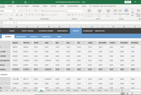 Fleet Management Spreadsheet Excel inside Fleet Report Template
