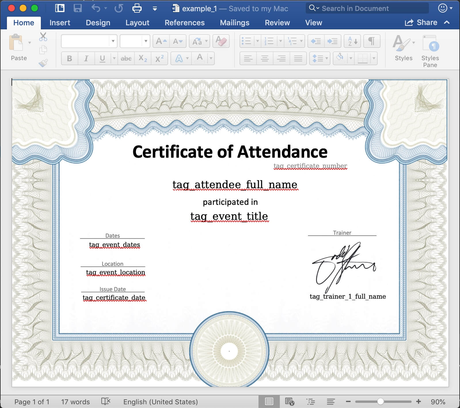 Flexible Configuration Of Certificates | Workshop Butler With Workshop Certificate Template