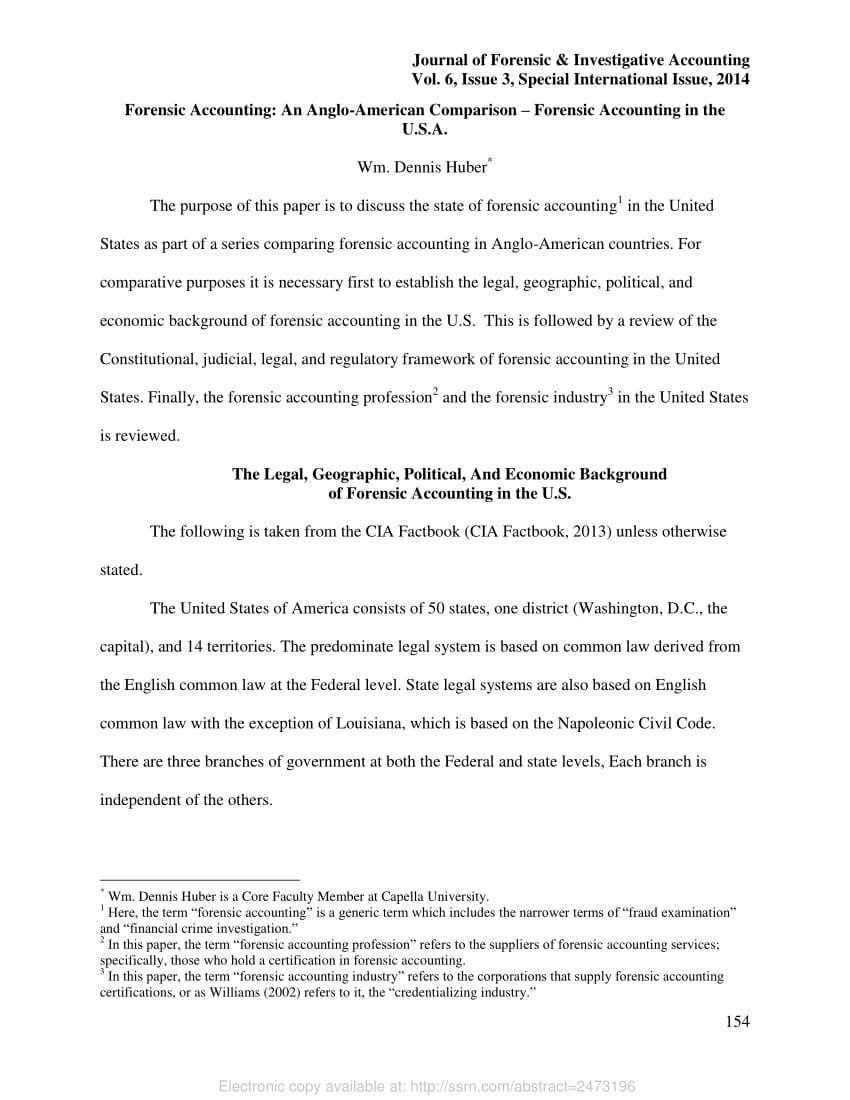 Forensic Audit Report Template Accountant Sample Accounting Pertaining To Forensic Accounting Report Template
