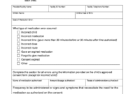Form Medication Error - Fill Online, Printable, Fillable throughout Medication Incident Report Form Template