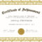 Formal Award Certificate Template Pertaining To Softball Award Certificate Template