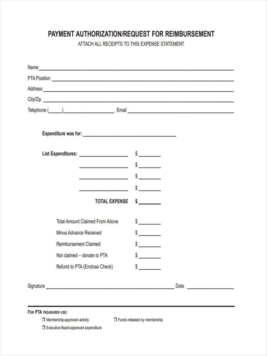 Free 8+ Sample Request For Reimbursement Forms In Word | Pdf In Travel Request Form Template Word
