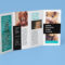 Free Accordion 4 Fold Brochure / Leaflet Mockup Psd For Quad Fold Brochure Template