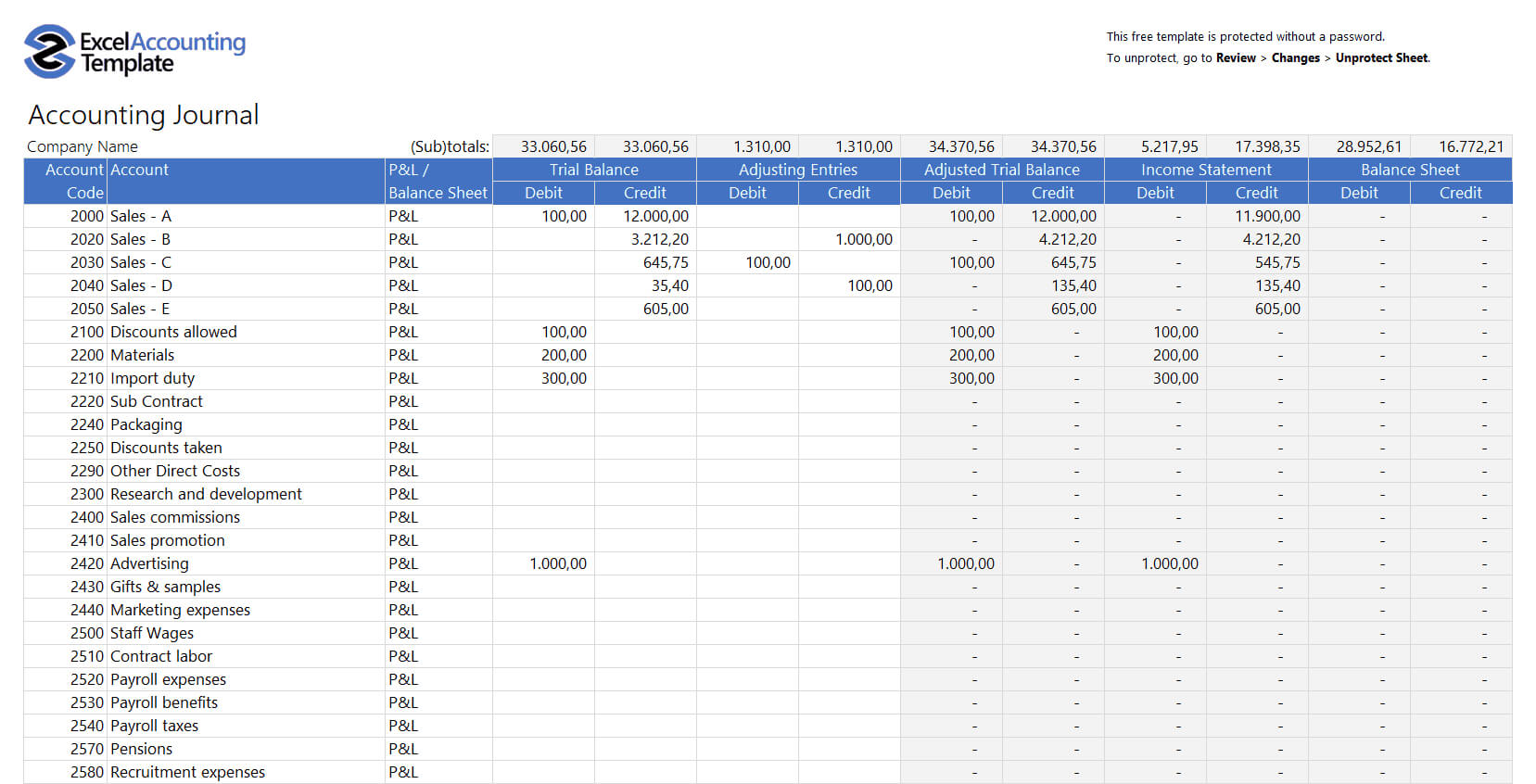 Free Accounting Templates In Excel – Download For Your Business Throughout Financial Reporting Templates In Excel
