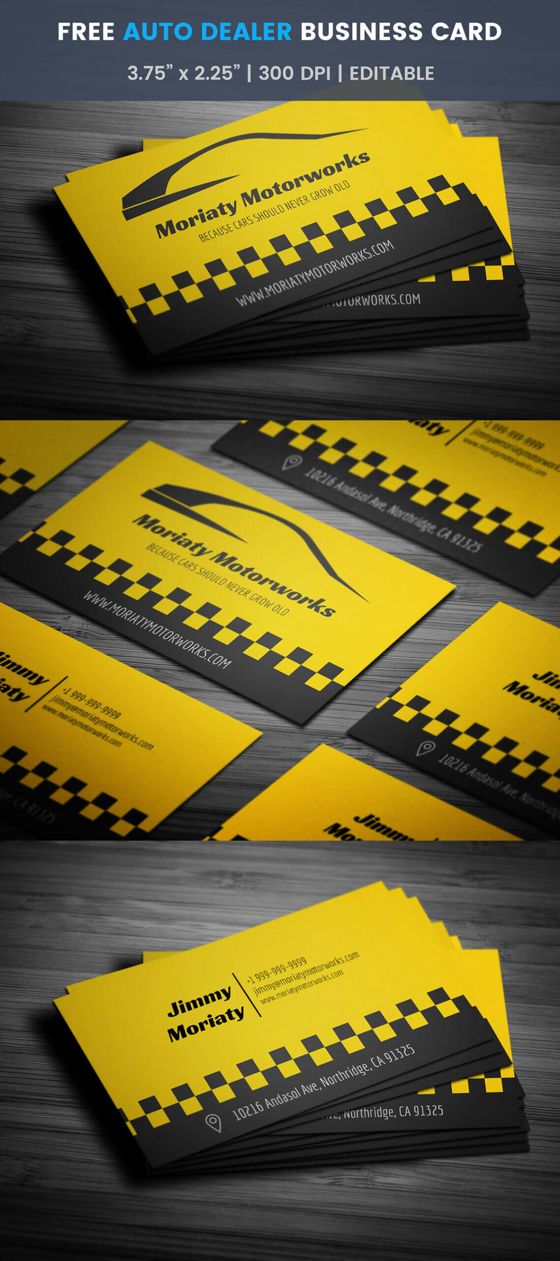 Free Automotive Business Card Template On Student Show In Automotive Business Card Templates