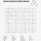 Free Awareness Word Search Templates At Awareness Word With Regard To Blank Word Search Template Free