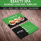Free Beauty Spa Business Card Psd Template – Designyep Inside Landscaping Business Card Template