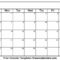 Free Blank Calendar Printable – Topa.mastersathletics.co Intended For Blank Calander Template