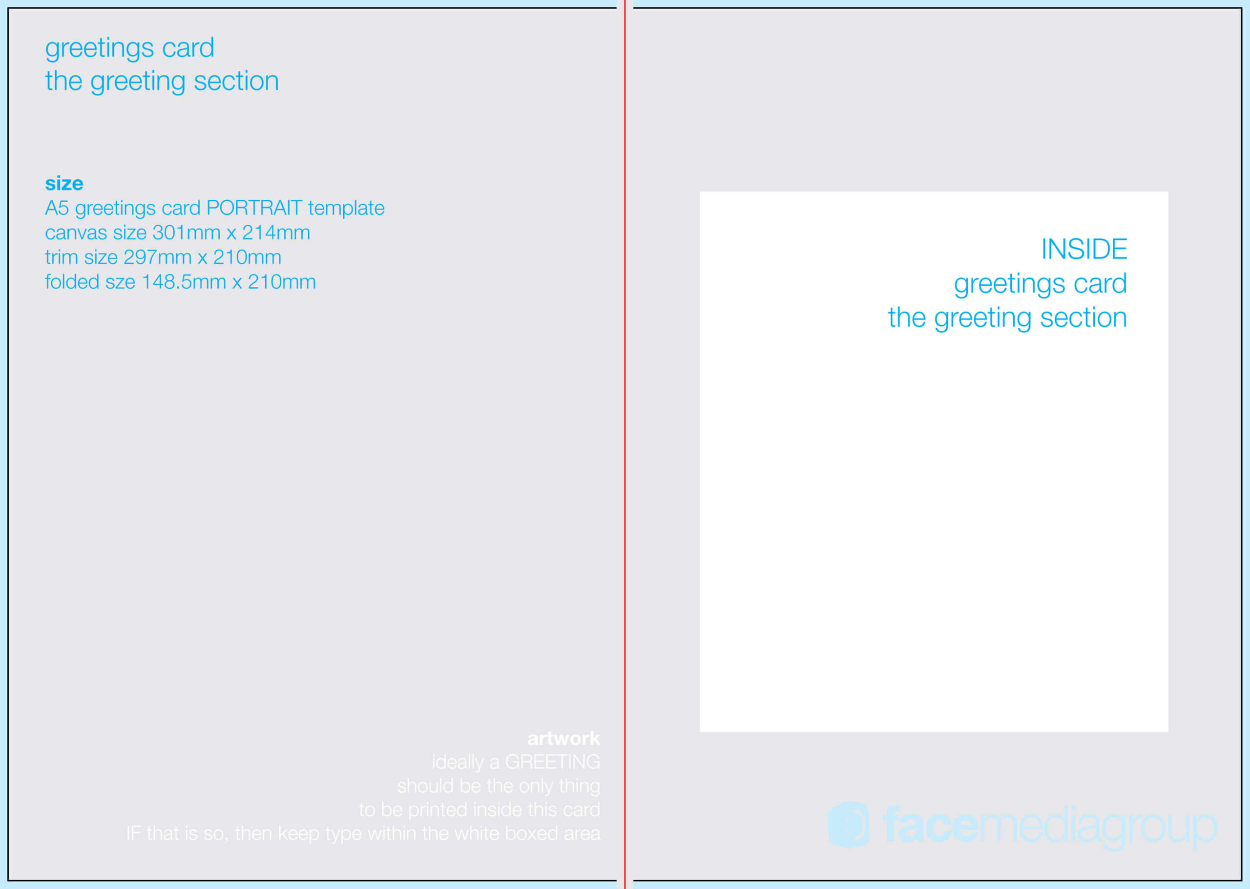 Free Blank Greetings Card Artwork Templates For Download In Small Greeting Card Template