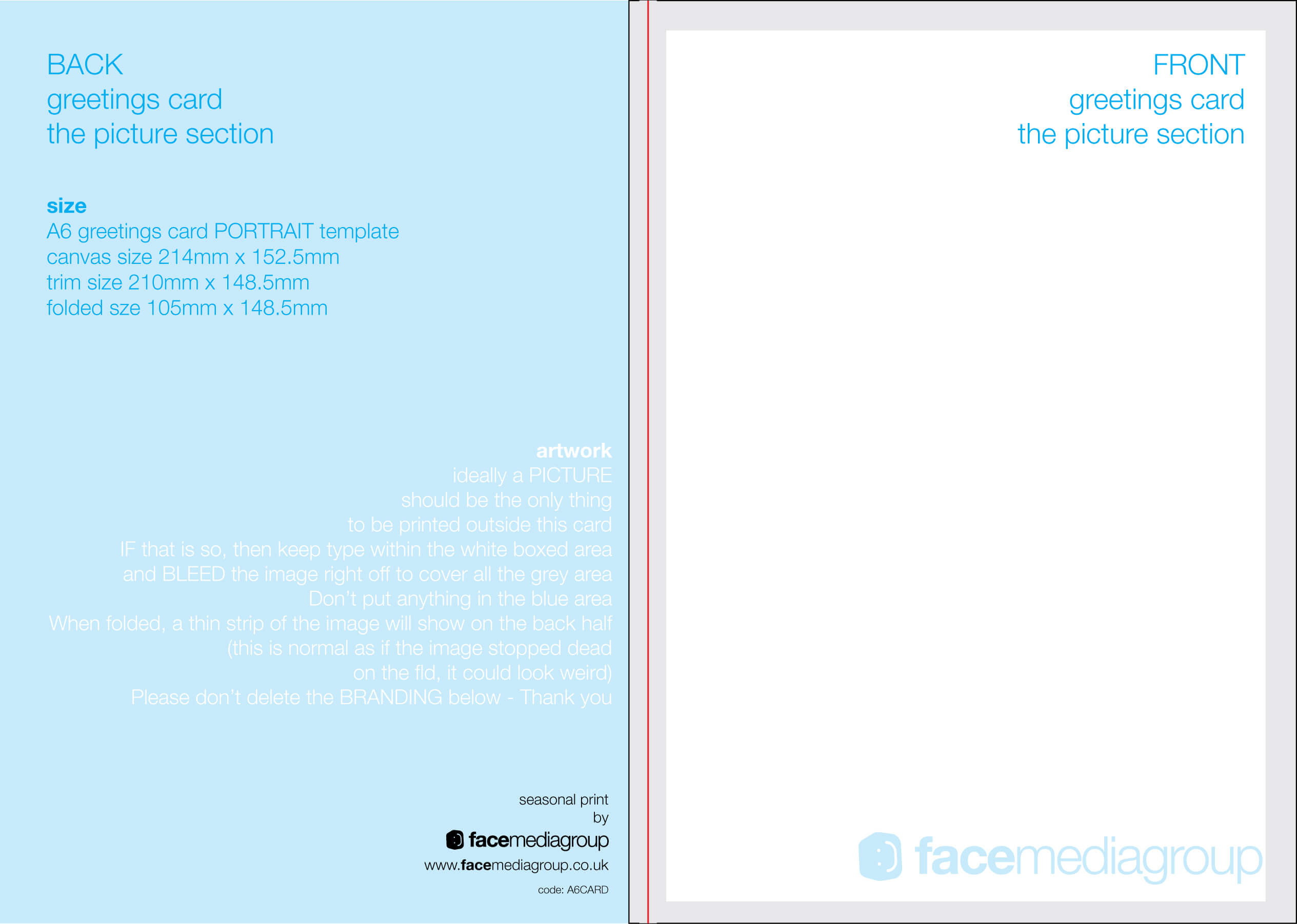 Free Blank Greetings Card Artwork Templates For Download With Birthday Card Indesign Template