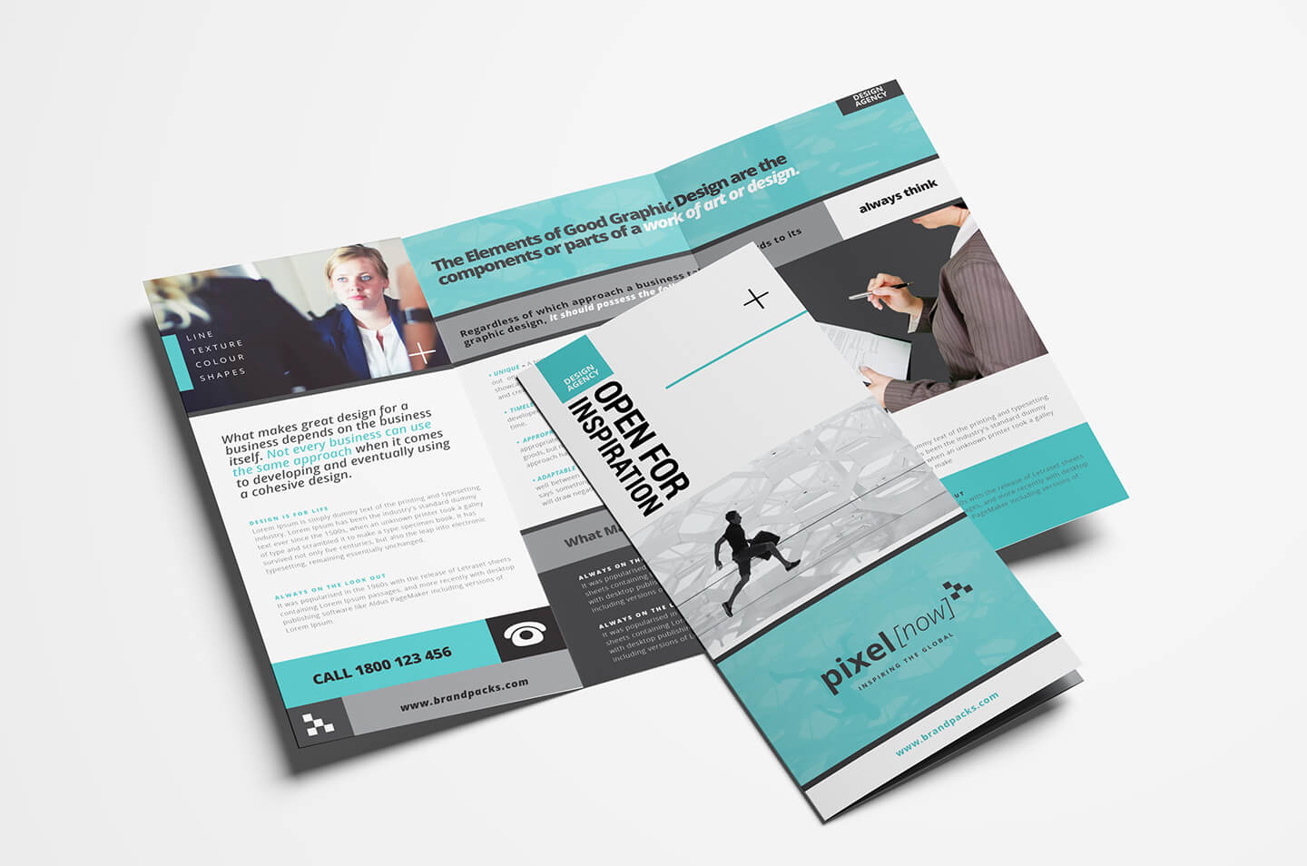 Free Business Trifold Brochure Template In Psd & Vector Inside Three Panel Brochure Template