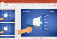 Free Buzzword Powerpoint Template with regard to Powerpoint Replace Template